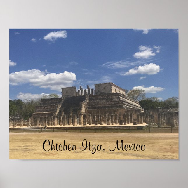 Chichen Itza Temple of the Warriors #3 Poster (Front)