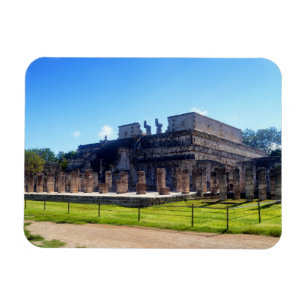 Chichen Itza. Temple warriors Magnet