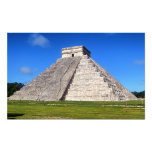 Chichen Itza, Temple warriors Photo Print