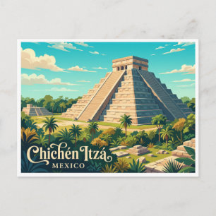 Chichén Itzá Valladolid Mexico Postcard