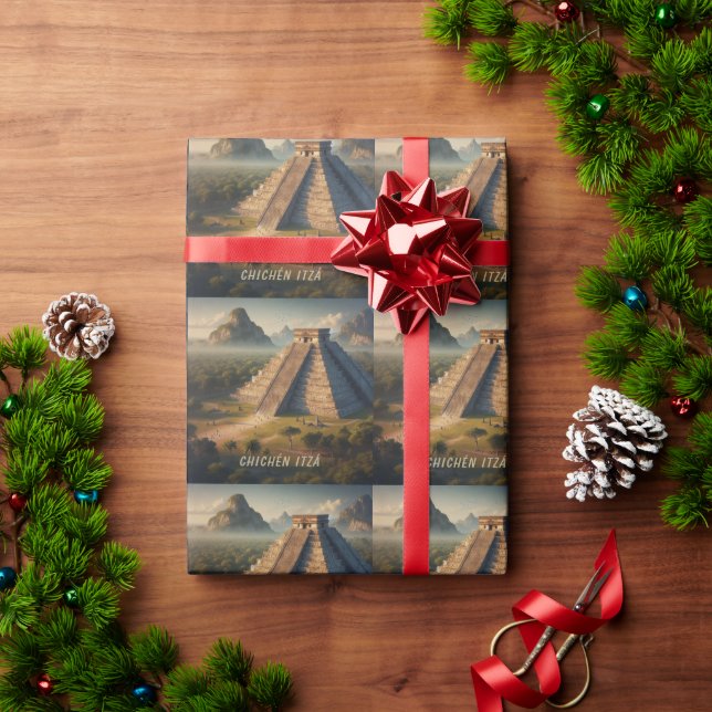 Chichén Itzá Yucatá Mexico Landscape Travel Wrapping Paper (Holiday Gift)