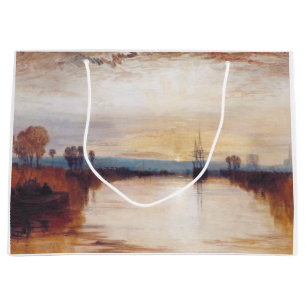 Chichester Canal by Joseph William Turner Large Gift Bag