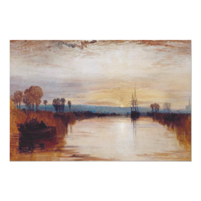 Chichester Canal by Joseph William Turner Poster (Front)