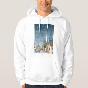 Chichester Cathedral A Snow Scene Hoodie