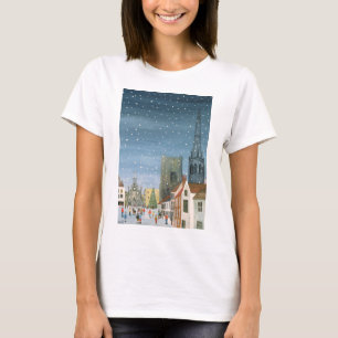 Chichester Cathedral A Snow Scene T-Shirt