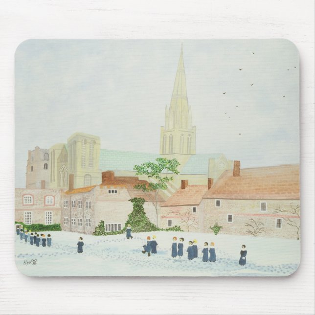 Chichester Cathedral and Visiting Choir Mouse Pad (Front)