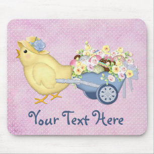Chick and Cart Mouse Pad