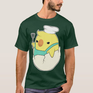 Chick as Cook with Chefs hat Spatula T-Shirt