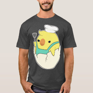 Chick as Cook with Chefs hat Spatula T-Shirt