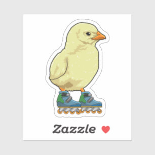 Chick as Inline skater with Inline skates