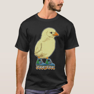 Chick as Inline skater with Inline skates T-Shirt
