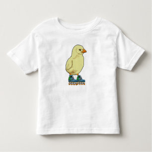 Chick as Inline skater with Inline skates Toddler T-Shirt
