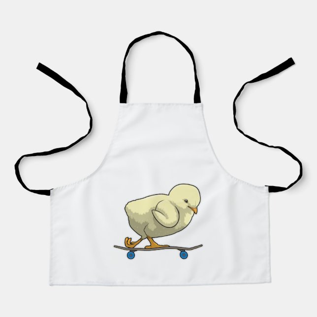 Chick as Skater with Skateboard Apron (Front)