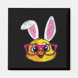 Chick Bunny Ears Easter Cute Farm Animal Spring Magnet