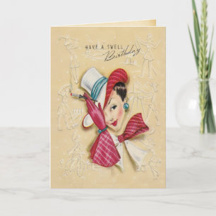 Chick Chic Birthday Card