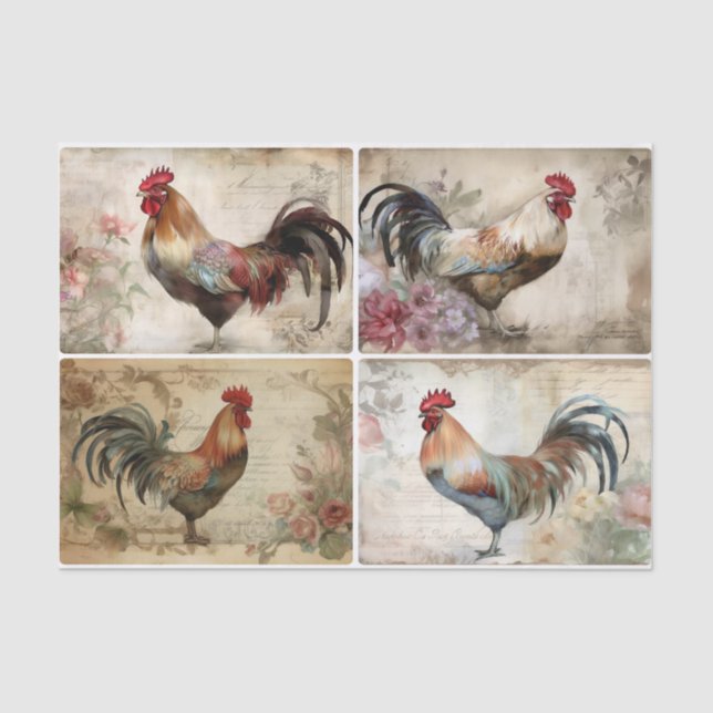 Chick, Chick, Chicken  Tissue Paper (Front)