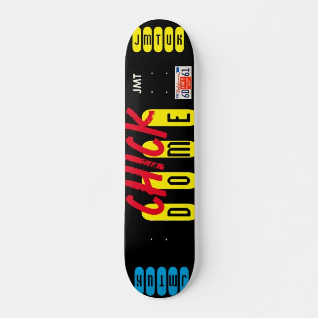 CHICK DOME  7 3/4" Skateboard Deck (Front)