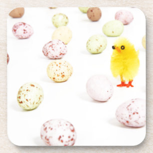 chick eggs easter coaster