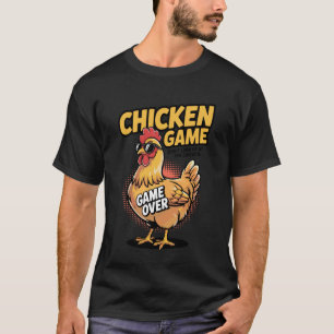 Chick Game Don't Look at The Chicken Humour T-Shirt
