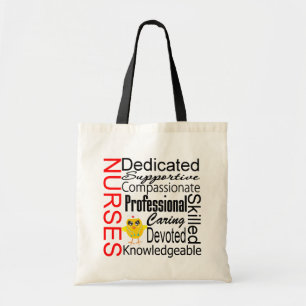 Chick Humour - Nurses Recognition Collage Tote Bag