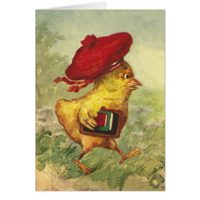 Chick In a Red Beret Goes Back to School (Front)