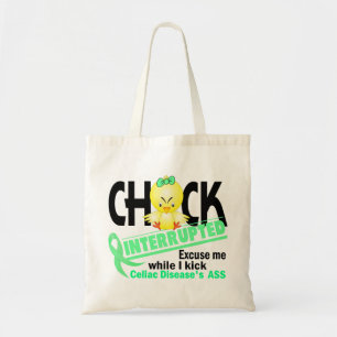 Chick Interrupted 2 Celiac Disease Tote Bag