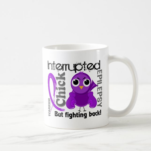 Chick Interrupted 3 Epilepsy Coffee Mug (Right)