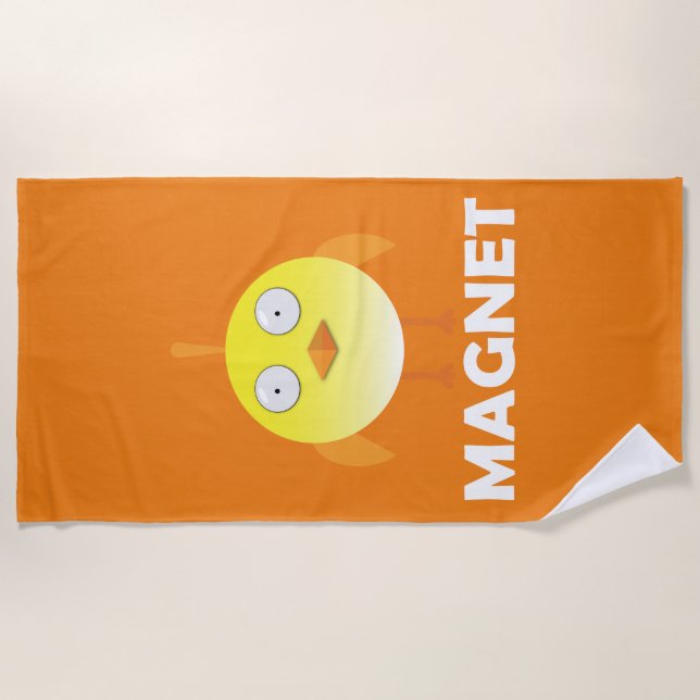 Chick Magnet - Beach Towel (Front)