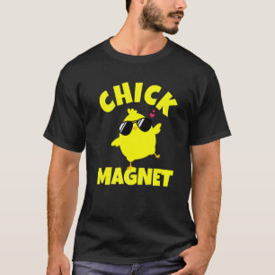 Chick Magnet Chicken Cute Toddler Kids Boys T-Shirt
