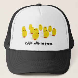 Chick magnet chillin with my peeps funny hipster trucker hat