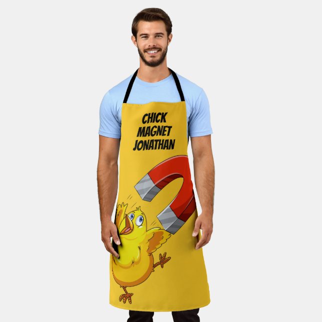Chick Magnet custom name Apron (Worn)