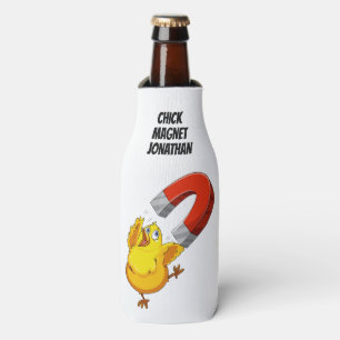 Chick Magnet custom name Bottle Cooler