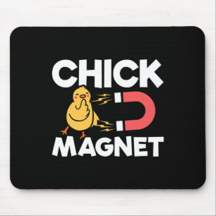 Chick Magnet Easter Chicks Joke Fun Chicken Pun Mouse Pad