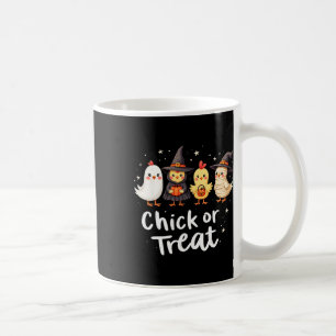 Chick Or Treat Cute Halloween Chicken Costume Artw Coffee Mug