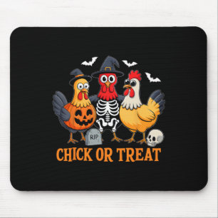 Chick Or Treat Funny Chicken Halloween Costume Chi Mouse Pad