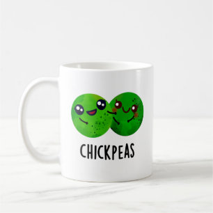 Chick Peas Funny Girl Pea Pun  Coffee Mug