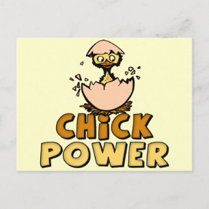 Chick Power T-shirts and Gifts For Her Postcard