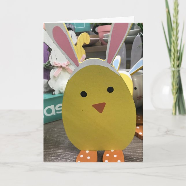 CHICK SENDS **EASTER WISHES** CARD (Front)