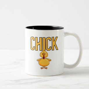 Chick T-shirts and Gifts Two-Tone Coffee Mug