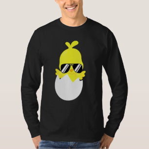 Chick With Sunglasses Farm Animal Chicken Cool Hen T-Shirt