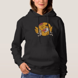 chick zombie funny hoodie