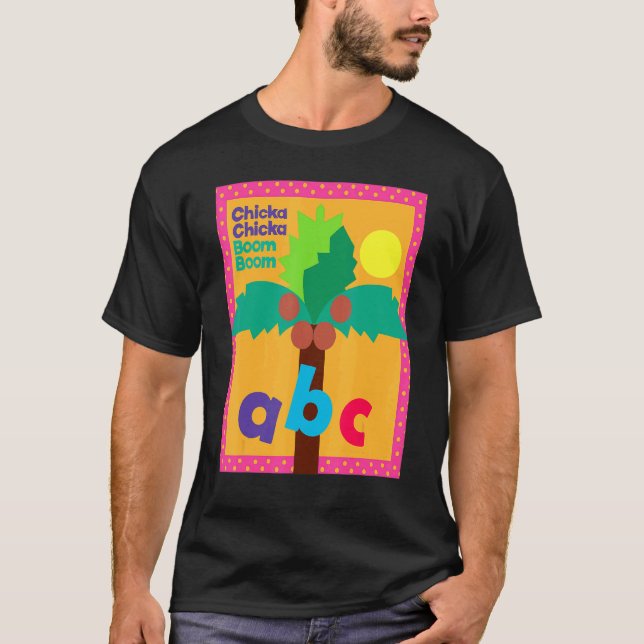 Chicka Chicka Boom Boom Children Learn Abc T-Shirt (Front)