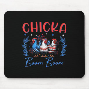 Chicka Chicken Boom Boom Pregnancy Freedom Indepen Mouse Pad