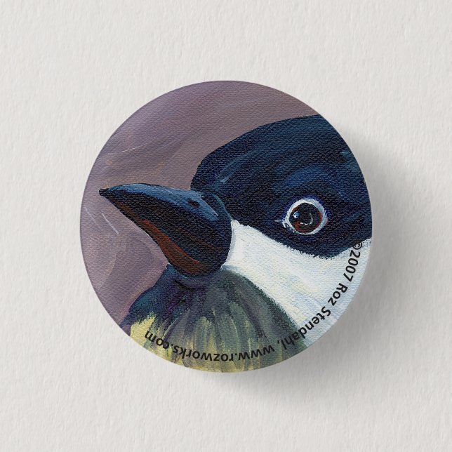 Chickadee 3 Cm Round Badge (Front)
