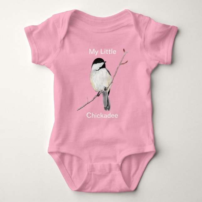 Chickadee Baby Bodysuit (Front)