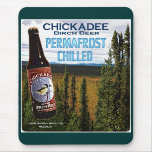 Chickadee Birch Beer Mouse Pad