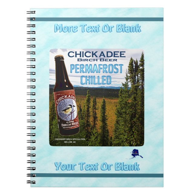 Chickadee Birch Beer Notebook (Front)