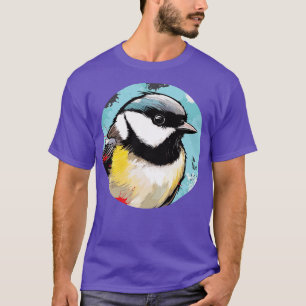 Chickadee bird 8 T-Shirt