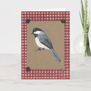 Chickadee Birthday Card