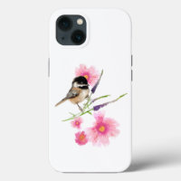 Chickadee Black Capped Bird Art